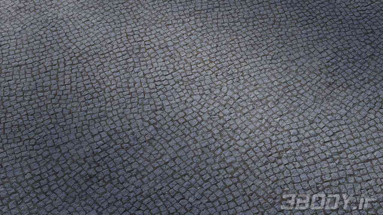 متریال سنگفرش cobblestone stone عکس 1